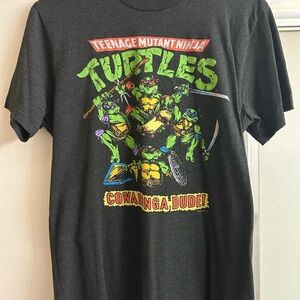 Teenage Mutant Ninja Turtles "Cowabunga Dude!" Graphic Tee - Black